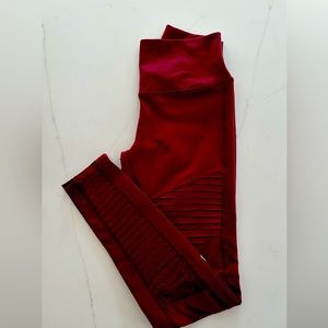 Alo Moto style leggings. Size small